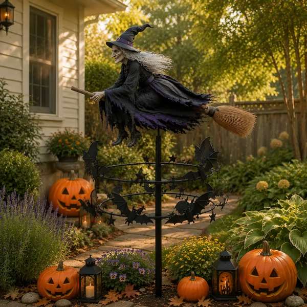 🎁2026 NEW HOT SALE 49% OFF🧙♀️ Enchanted Witch Garden Wind Spinner