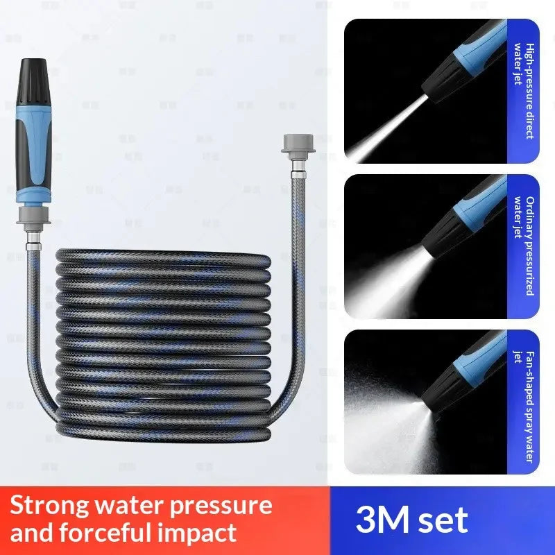 Spray gun and hose set