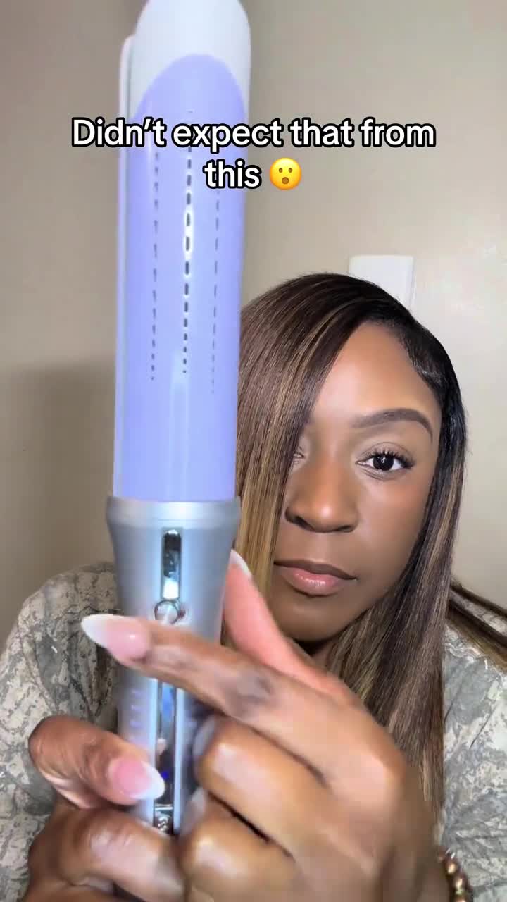 Smooth finished hair after styling