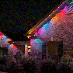 Smartphone app controls for outdoor lights