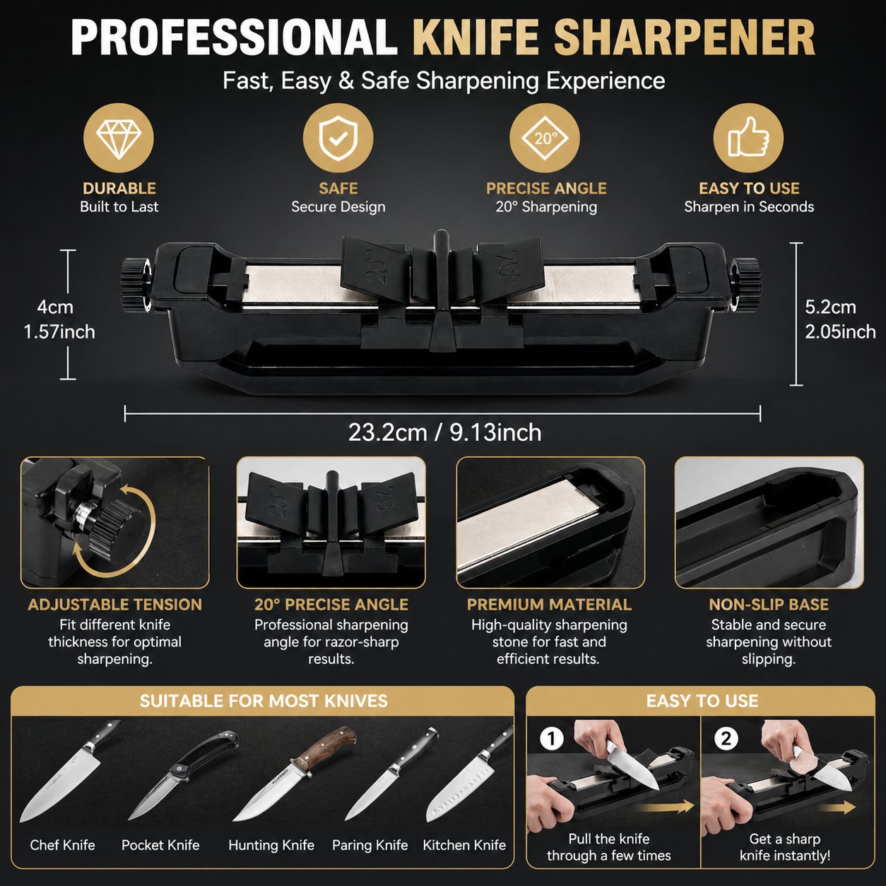 🛠️🔪Portable Knife Sharpener