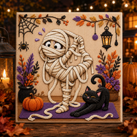 🎃 Mummy Trying Yoga