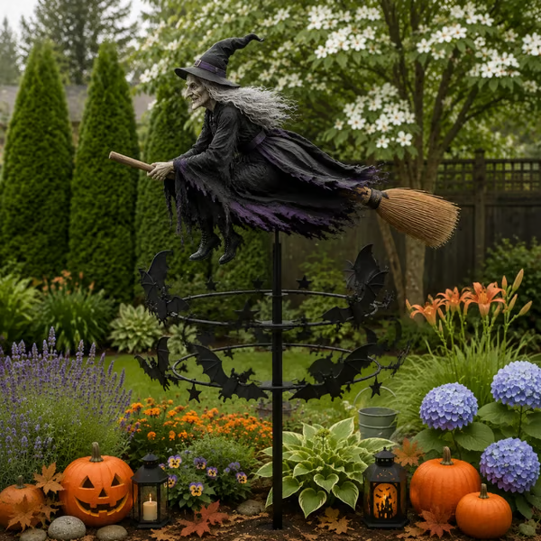 🎁2026 NEW HOT SALE 49% OFF🧙‍♀️ Enchanted Witch Garden Wind Spinner
