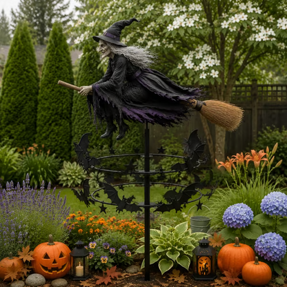 🎁2026 NEW HOT SALE 49% OFF🧙‍♀️ Enchanted Witch Garden Wind Spinner