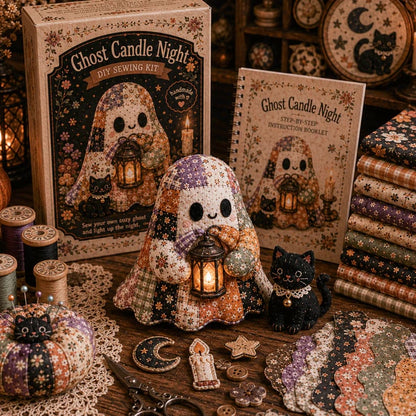 👻Little Ghost’s Cozy Halloween DIY Patchwork Kit