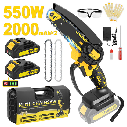 🌳2026 Pro Edition – 5-Cell Battery & Spare Chain for Tree Trimming ⚡