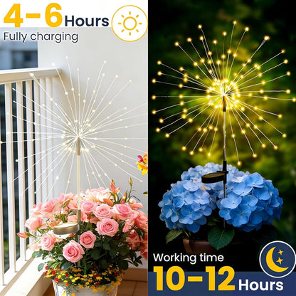 🎃 Halloween Early Bird Sale | 49% OFF Solar Firework Lights Outdoor,200 LED