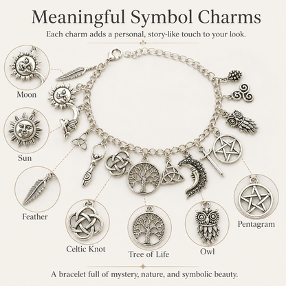 ✨Vintage Witchy Charm Bracelet