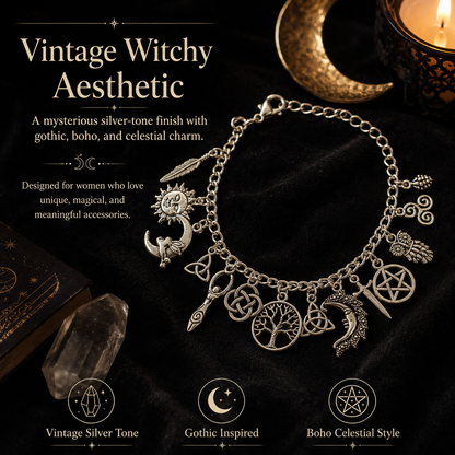 ✨Vintage Witchy Charm Bracelet