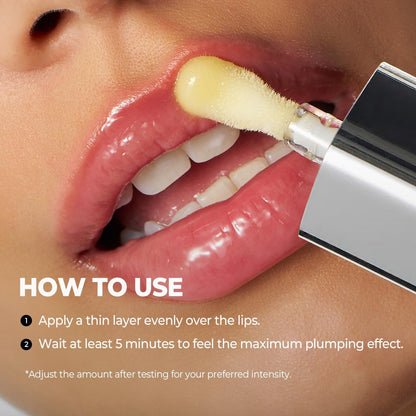 Spicy Lip Plumper — Fuller-Looking Lip Plumper Gloss, Non-Sticky, High-Shine Finish