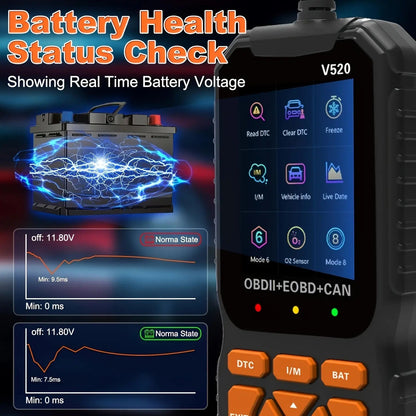 Scanner Car Diagnostic Tool, Code Reader with Live Data Stream