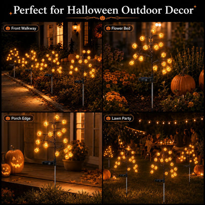 🎃Solar Pumpkin Stake Lights | Waterproof Outdoor Garden Decor, Auto Dusk-to-Dawn