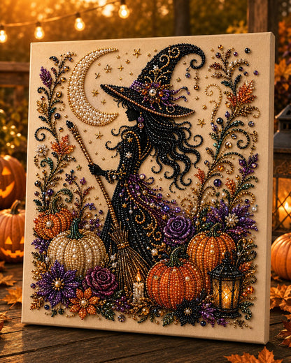 👻 Last Day 60% OFF – 👻✨ Halloween Pearl Art DIY Kit – Turn Tiny Pearls into Spooky-Cute Magic