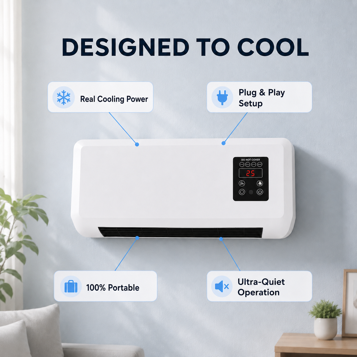 🔥Limited Discount🔥Ductless Portable Air Conditioners No Windows Needed