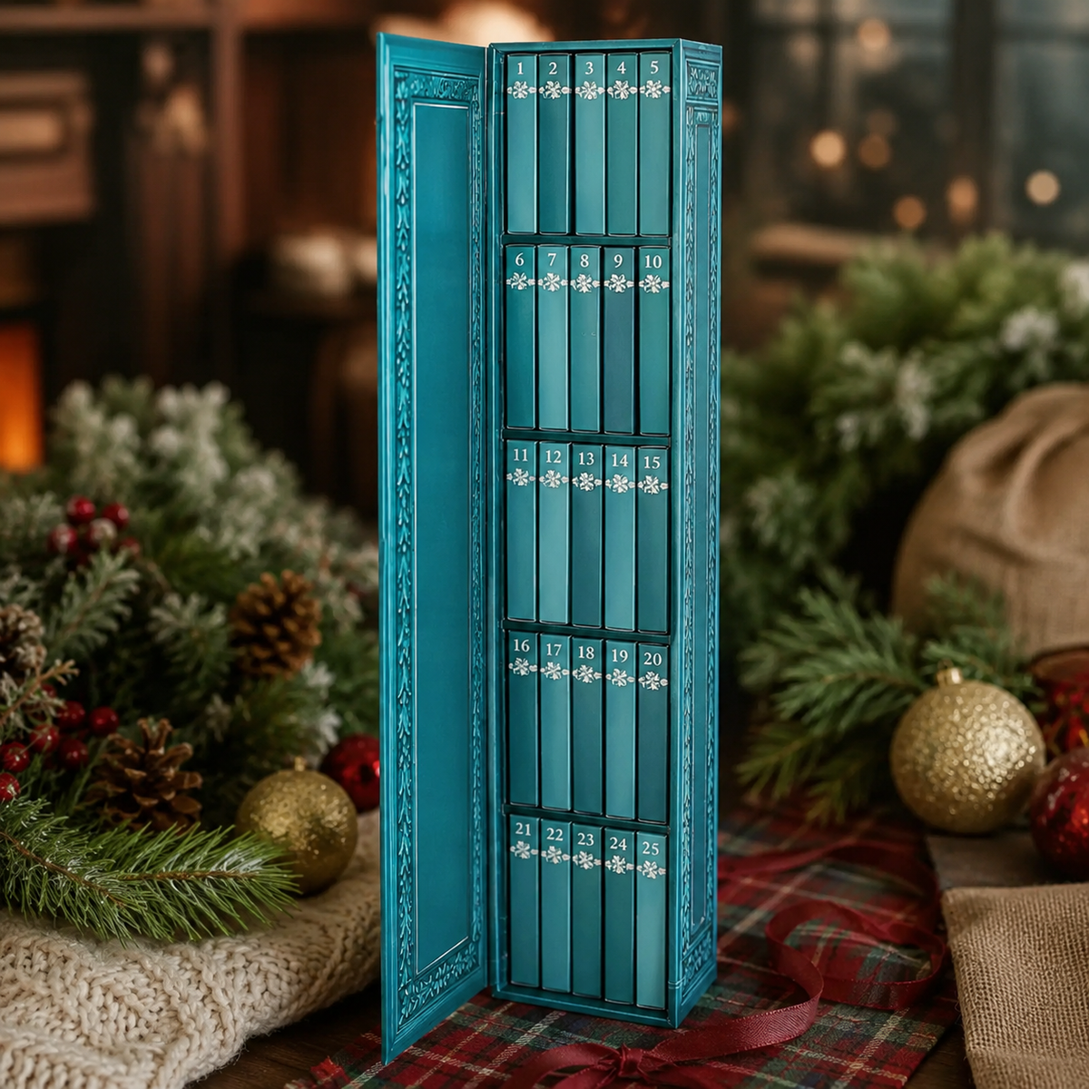 “The Miniature Library” 25-Day Holiday Countdown Box