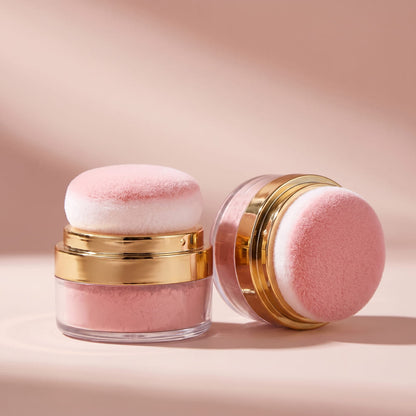 Pat Puff Powder Blush | Lazy Blush Makeup