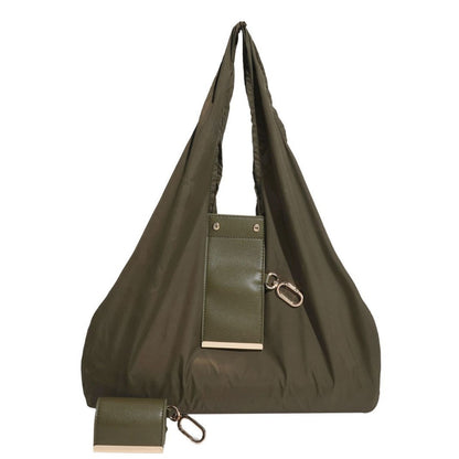 Keychain Storage Pouch, Large-Capacity Eco-Friendly Cloth Bag, Convenient Shopping Bag, Keychain, and Accessories Pouch