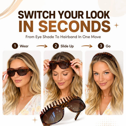 🕶2-In-1 Tortoiseshell Headband Sunglasses