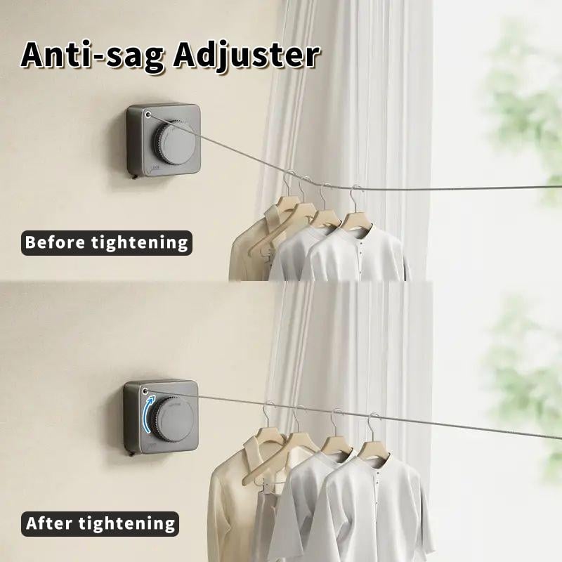 16.40 Ft 40LB Heavy-Duty Retractable Clothes Line