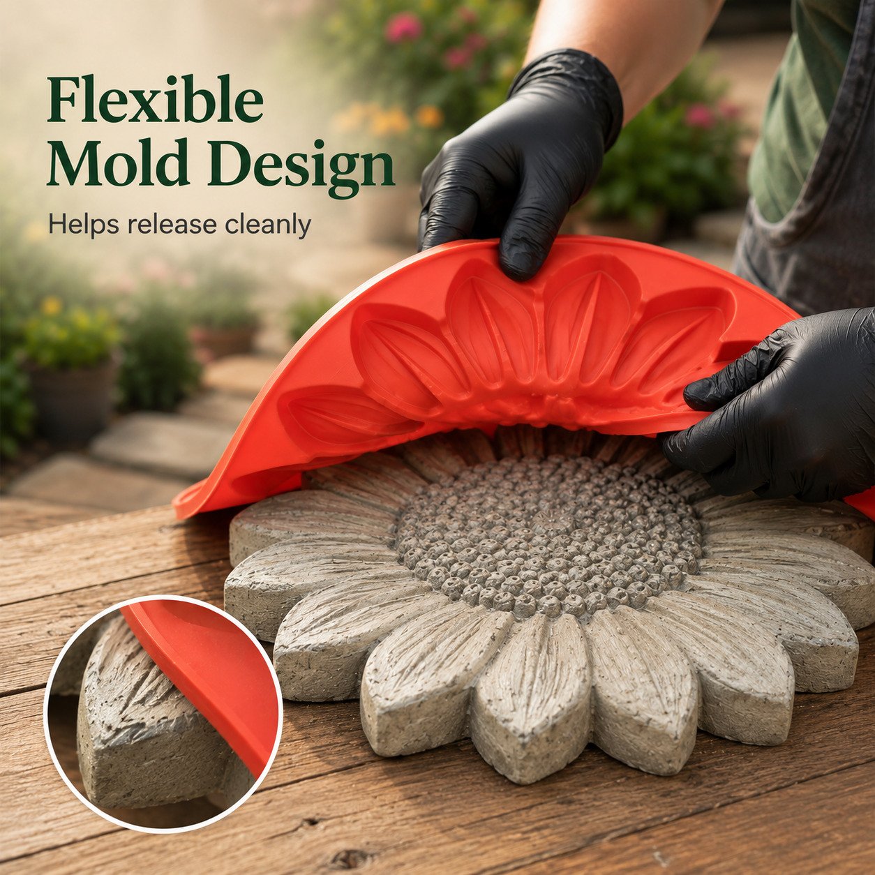 💥 LAST DAY 49% OFF - 🌻 Reusable Garden Art Mold – Make Your Garden Truly One of a Kind （Official Authentic Product）