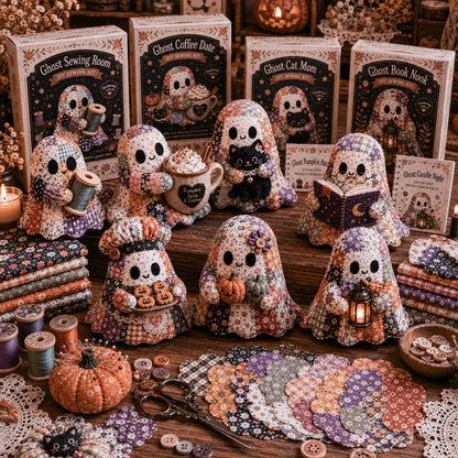 👻Little Ghost’s Cozy Halloween DIY Patchwork Kit