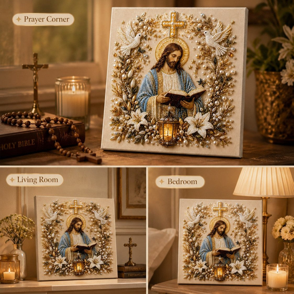 🔥LAST DAY 59% OFF -🙏Christian DIY Pearl Art Set