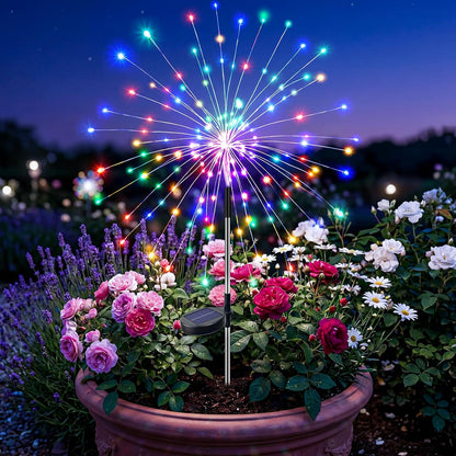 🎃 Halloween Early Bird Sale | 49% OFF Solar Firework Lights Outdoor,200 LED