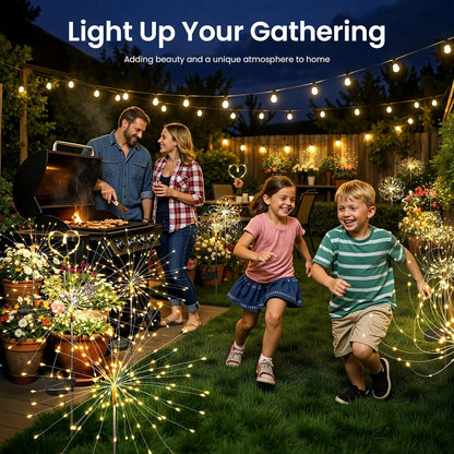 🎃 Halloween Early Bird Sale | 49% OFF Solar Firework Lights Outdoor,200 LED