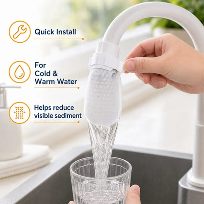 [Fits Faucets < 1"] 50 cotton filter bags disposable Cotton Faucet Filter Bags with 5 fastening straps