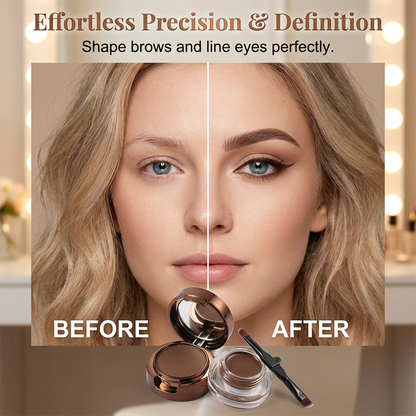 💧 Waterproof & Smudge-Proof! 2-in-1 Eyeliner & Brow Gel for a Flawless Look in Seconds. ✨