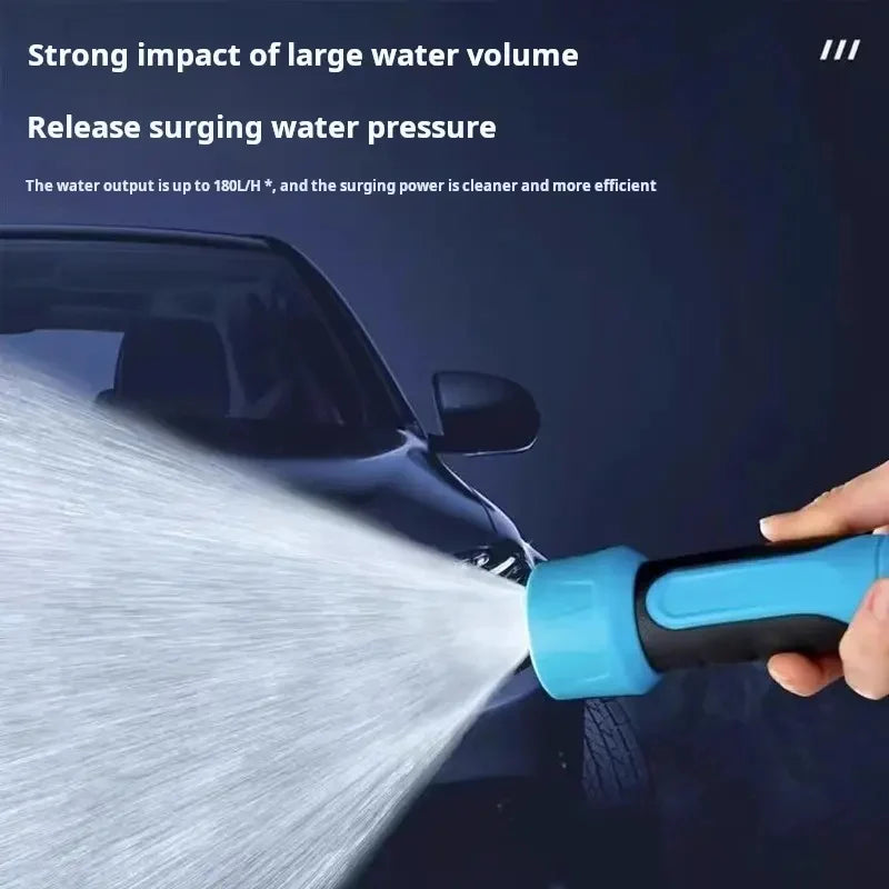Focused spray used for car washing